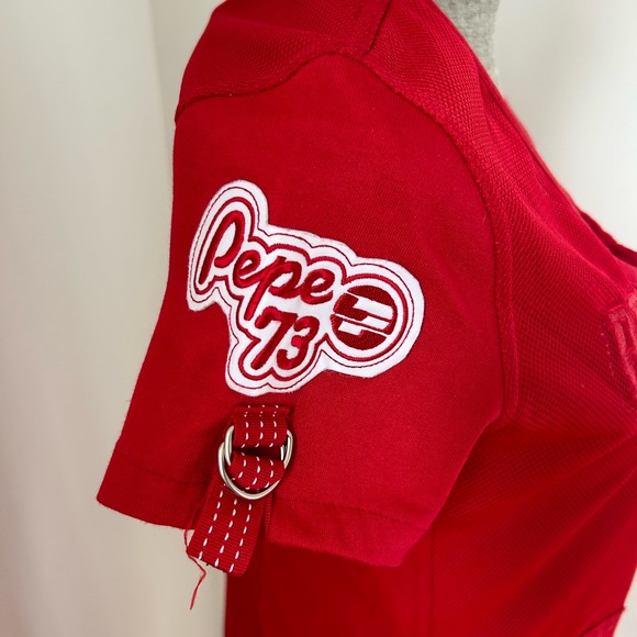 Vintage Pepe Jeans UK 1973 Mini Dress Y2K Medium - Picture 6 of 12